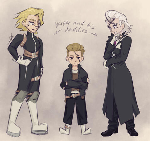 Harper and his daddies